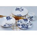 KC-00157 / Porzellan-Dinner-Set / Abziehbild Blume